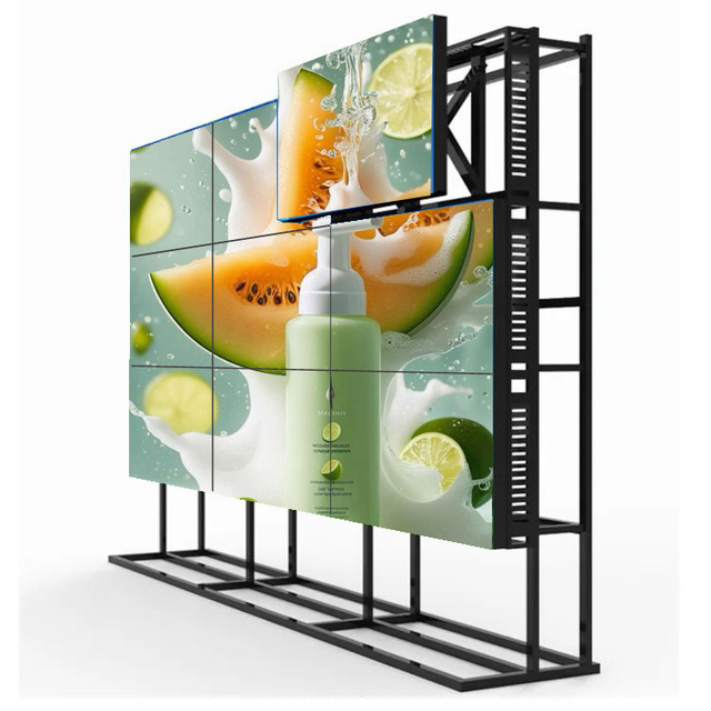 55 Inch Lcd Video Wall 2x2 3x3 Advertising Screen Frameless  Video Wall Video Wall Panel