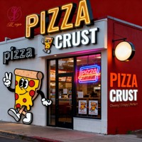 Enseigne commerciale personnalisée éclairée par LED, lettres en relief 3D à éclairage frontal, signalétique extérieure, enseigne LED pour pizzeria, pour la publicité commerciale