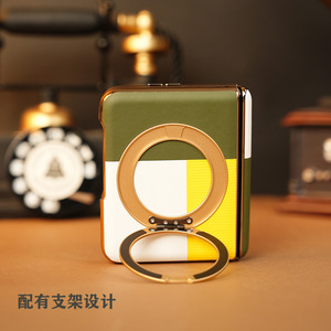 Suitable for Huawei PuraX mobile phone case, <b>hinge</b> protection magnetic ring bracket, fashionable and <b>light</b> mobile phone case. - Product Image 5