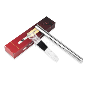 Nuovo prodotto 3 In 1 metallo vino Chiller Stick vino e accessori da Bar In acciaio inox vino Chiller Cooler Stick Set - Product Image 2