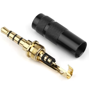 Vergoldete Stereo 3,5mm 3 4-polige Reparatur Kopfhörer buchse Stecker Kabel Audio Kopfhörer Audio Buchse Stecker Löten - Product Image 5