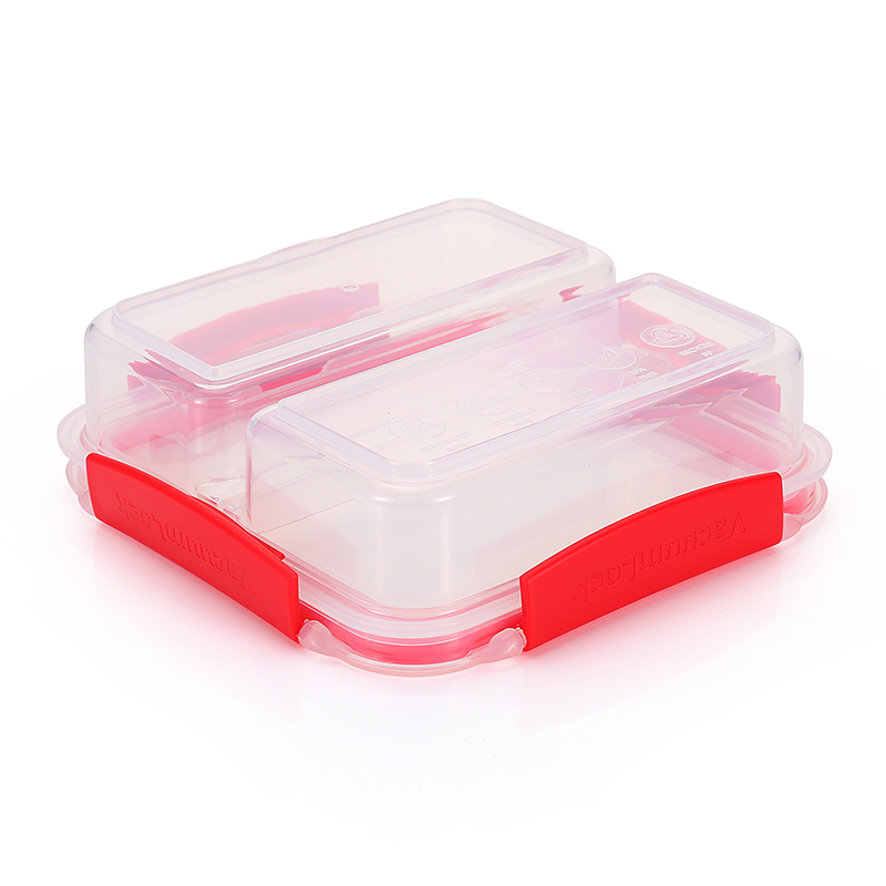 Micro-ondable Articulé Conteneur Refermable En Plastique Facile à Ouvrir Céréales Ensemble de Conteneur de Stockage Alimentaire SANS BPA Conteneur