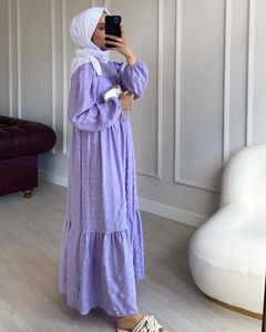 Sommer muslimisches Kleid Frauen Abaya Dubai Islamische Robe Arabische Zunge <span class=keywords><strong>Jelaba</strong></span> Femme Musulman Abayas Kleider für Frauen Kaftan Niqab - Product Image 6
