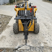 Fortschrittlicher 24-PS-Kompaktlader mit 300 kg, 375 kg, 480 kg, 650 kg maximaler Traglast, Raupenlader, kleiner Hydrauliklader für den Hof