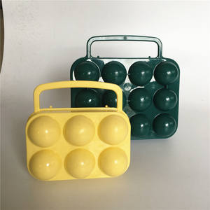 Accessori da esterno portauovo <span class=keywords><strong>in</strong></span> <span class=keywords><strong>plastica</strong></span> da 6 o 12 <span class=keywords><strong>uova</strong></span> con manico portatile - Product Image 4