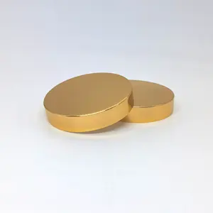 70-400 70/400 Shiny Matte Metal Shelled Gold Metal Overshell Plastic Caps With Foam Liner