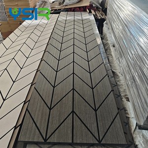 Panneaux muraux insonorisés modernes <span class=keywords><strong>en</strong></span> MDF 3D placage décoratif <span class=keywords><strong>en</strong></span> laine de <span class=keywords><strong>bois</strong></span> Home cinéma et salon appartement design d'hôtel portable - Product Image 1