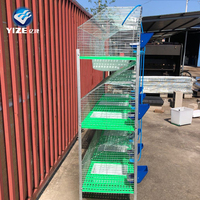 Offre Spéciale 9 nid 3 couche mâle lapin cage/nouveau type cages à lapin