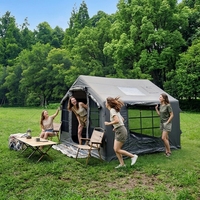 Tente Gonflable Portable de Luxe en PVC Imperméable 3x3 4x3 4x4 pour Camping en Plein Air dans le Désert du Moyen-Orient (3-8 Personnes) - Vente en Gros