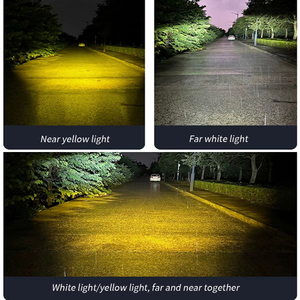 ไฟสปอร์ตไลท์ LED แบบเลนส์คู่ 12-24V สำหรับมอเตอร์ไซค์ กันน้ำ กันฝุ่น ใช้เป็นไฟหน้าเสริมสำหรับรถบรรทุกและมอเตอร์ไซค์ - Product Image 6