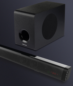 Samtronic-altavoz multimedia para <span class=keywords><strong>pc</strong></span>, barra de sonido inalámbrica para TV, con cable, subwoofer aux, óptico, USB, 100W, 2,1 canales - Product Image 6
