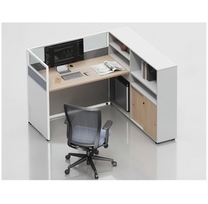 Bureau de travail convertible en bois haut de gamme moderne avec cloisons de bureau élégantes pour la maison, l'école ou l'hôpital - Product Image 5