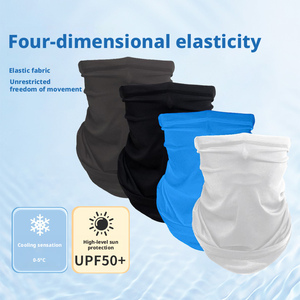 Mascarilla Facial Refrescante <span class=keywords><strong>de</strong></span> Seda Helada con Protección UV UPF 40+ Transpirable para Senderismo Ciclismo Deportes al Aire Libre Venta al por Mayor - Product Image 5