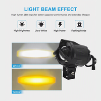 Nouveaux projecteurs LED de travail pour voiture 12V 20W étanches en aluminium Trontech TT-SL-31, blanc/jaune/stroboscopique, accessoires