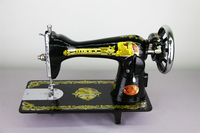Machine à Coudre Manuelle JUKKY JA2-2 Tête Noire Modèle Papillon, Vente Chaude, pour Usage Domestique, Couturier et Prix d'Usine