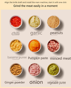 Nueva Licuadora Eléctrica Inalámbrica Portátil para Puré de Ajo, Multifuncional, Mini Licuadora Eléctrica para Chiles y Alimentos - Product Image 5