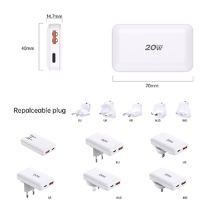 <span class=keywords><strong>Cargador</strong></span> USB C Plegable <span class=keywords><strong>de</strong></span> 20 W, <span class=keywords><strong>Cargador</strong></span> Rápido PD para Teléfono Móvil, Tipo C para Galaxy, Redmi, <span class=keywords><strong>iPad</strong></span>, iPhone, Adaptador <span class=keywords><strong>de</strong></span> 20 W, <span class=keywords><strong>Cargador</strong></span> <span class=keywords><strong>Original</strong></span> - Product Image 5