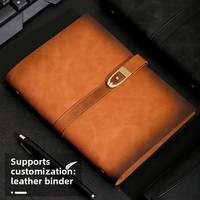 Carnet de voyage en cuir véritable A5, agenda vintage en cuir de vachette, carnet à feuilles mobiles en cuir souple, personnalisable avec LOGO