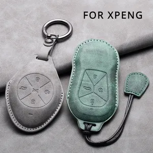 Étui de protection pour clé de voiture Leatr pour Xiaopeng Xpeng P5 P7 <span class=keywords><strong>G3</strong></span> G6 G9 G3i <span class=keywords><strong>2021</strong></span> 2022, porte-clés et accessoires - Product Image 4