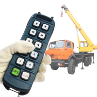 Télécommande de grue étanche IP68 HR-12DK, sans fil, portée 225 m, certifiée CE/FCC, 1 émetteur 1 récepteur