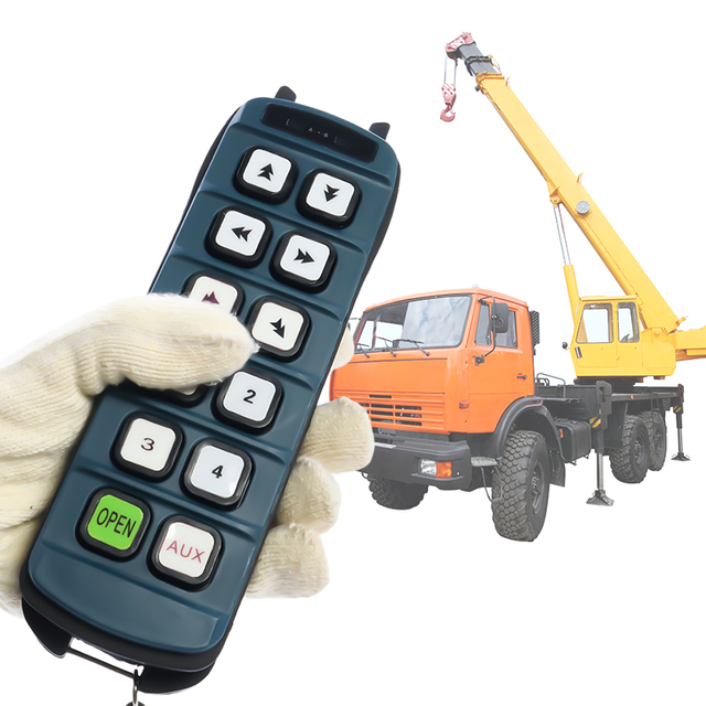 HR-12DK IP68 Waterproof Crane Remote Control Wireless 225M Range CE/FCC Certified 1 Transmitter 1 Receiver