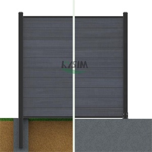 Poste <span class=keywords><strong>de</strong></span> aluminio duradero <span class=keywords><strong>de</strong></span> 80x80mm <span class=keywords><strong>con</strong></span> puerta, a prueba <span class=keywords><strong>de</strong></span> clima, compuesto <span class=keywords><strong>de</strong></span> <span class=keywords><strong>madera</strong></span> y plástico, wpc, valla <span class=keywords><strong>de</strong></span> privacidad para jardín, suministro <span class=keywords><strong>de</strong></span> fábrica - Product Image 1