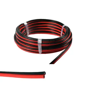 Silicone white and black AWG two-core side by side flat wire housing electrical wiring material cable