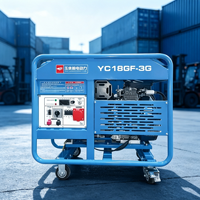 Générateur à essence à fréquence variable Yuchai 15KW 18KW, groupe électrogène silencieux à inverseur pour alimentation de secours