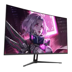 Factory OEM PC Monitor 19"21.5"23.8"27" inch 4K Curved Screen Monitor Full 1080P LED Gaming Monitors