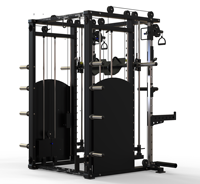 Machine Smith multifonction intégrale tout-en-un pour entraînement complet en salle de sport, équipement de fitness commercial et domestique intégré