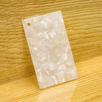 Plaque acrylique moulée sur mesure en nacre blanche de 3 mm, motif brillant de luxe, plaque acrylique spéciale pour projets créatifs