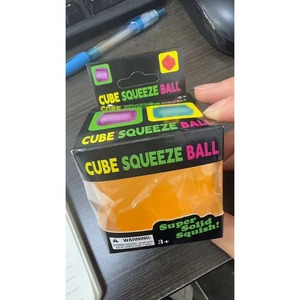 Stress Balls Sensory Toys Squishy Fidget Toys Stress Snowflakes <b>Cube</b> <b>Glow</b> in the Dark - Product Image 5