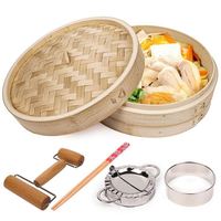 Panier vapeur avec couvercle pour cuiseur à riz traditionnel, design industriel, machine à deux niveaux, cuisson instantanée