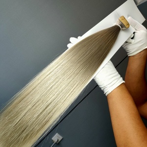 ผมต่อแบบเทป ยี่ห้อ Luxury European Remy แท้ 100% เกรดเวอร์จิ้น  แบบ Double Drawn เนื้อผมนุ่มสลวย ตรงธรรมชาติ  แบบลอนตรง - Product Image 6