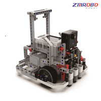 Équipement robotique ZMROBO 49 en 1 STEM Jouet éducatif électrique en briques Blocs de construction Ensemble d'enseignement Garçons et filles Jouet intelligent DIY