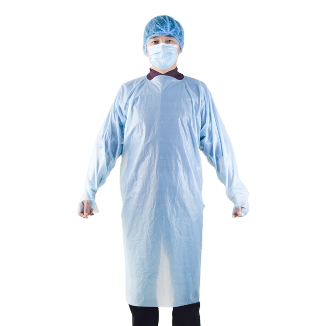 Disposable CPE Gowns Isolated Gowns Disposable Isolation Gowns CE ISO Approved