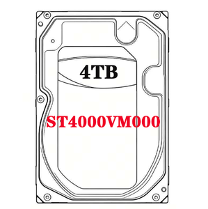 ฮาร์ดดิสก์ไดรฟ์ภายใน ST4000VM000 ความจุ 4TB ขนาด 3.5 นิ้ว SATA III 6Gb/s 5900RPM แคช 64MB ระดับการใช้งานสำหรับระบบกล้องวงจรปิด สำหรับ NVR DVR และพีซี - Product Image 1