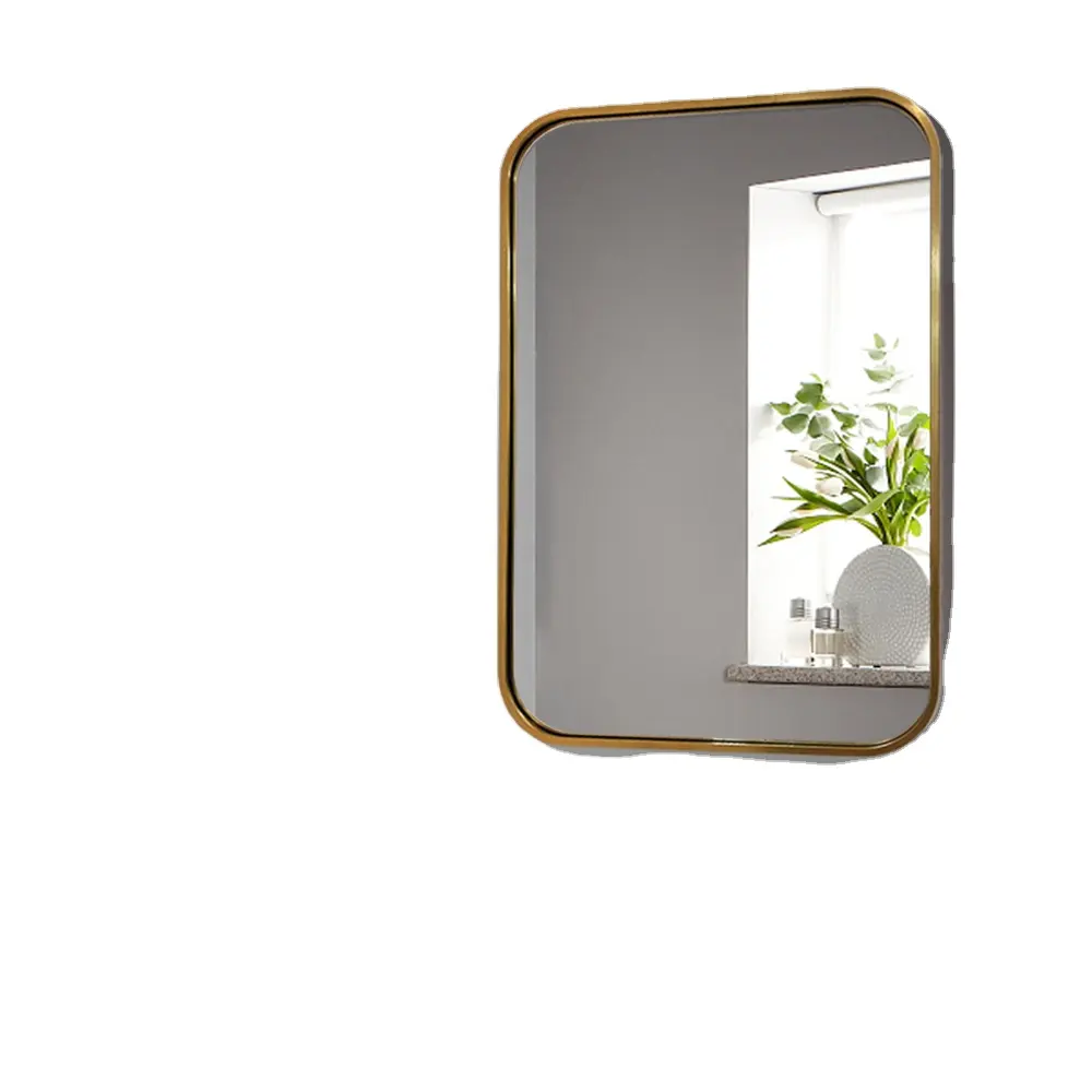 Large French Style Modern Metal Framed Luxury Design Wall Mirror