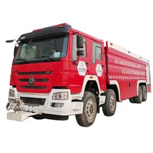 HOWO รถดับเพลิงโฟมน้ำ8X4รถดับเพลิงรถบรรทุกดับเพลิงพร้อมปั๊มดับเพลิง - Product Image 1