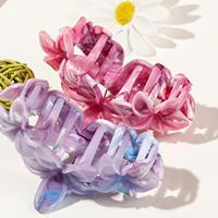 Nouvel Arrivage Pince à Cheveux Fleur Marbrée 9,5 cm, Pinces à Cheveux Fleur Hawaïenne, Pince à Cheveux Plumeria, Pince à Cheveux Hibiscus pour Femme