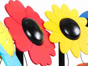 4 Tipos de Tambores de Metal em Forma de Flor para Equipamentos de Playground - Product Image 4