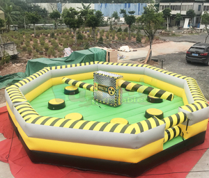 Sân Chơi Ngoài Trời Tương Tác Thể Thao Chiến Đấu Đấu Trường Jousting Người Đàn Ông Cuối Cùng Thường Vụ Inflatable Gladiator Trò Chơi - Product Image 2