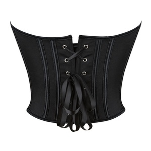 Soutien-gorge à bonnets minces en <span class=keywords><strong>maille</strong></span> de dentelle ferme respirante sans bretelles avec corset à désosser - Product Image 3
