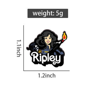 <span class=keywords><strong>Scream</strong></span> Sidney Stab émail broche finale fille Badge classique <span class=keywords><strong>film</strong></span> d'horreur Slasher broche sac à dos décoration bijoux - Product Image 6