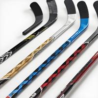 Bâton de hockey sur glace pour adulte, entraînement et match, composite, carbone intégral, taille personnalisée, tissage manuel, fabrication OEM, léger, durable, flexible