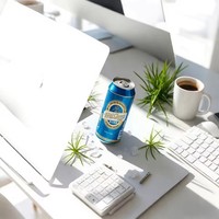 Canette en aluminium laquée de 330 ml, cylindrique, sérigraphiée, avec anneau de tirage, scellée, pour bière, soda, jus, boisson énergisante, marque LANDY