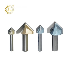 Tideway V rãnh Bộ định tuyến bit cacbua nghiêng 3D V rãnh CNC bit 90 độ cacbua công nghiệp v BT cho Bộ định tuyến CNC - Product Image 1