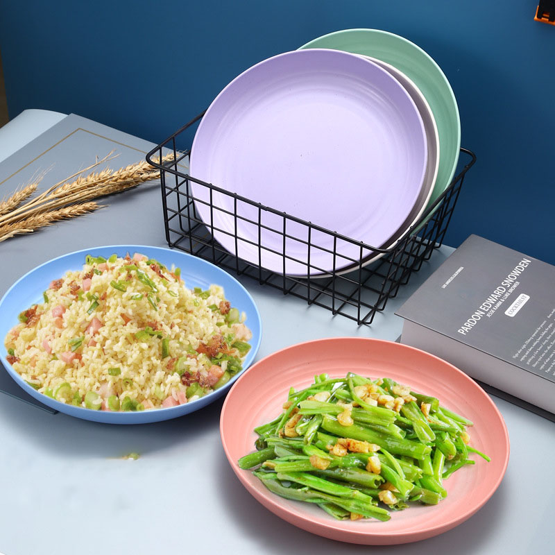 29.5 Cm Plates 6 Dinner Plates Camping Plates Plastic Plates Reusable Oval Picnic Plate Set, Dishwasher Safe And Microwave Safe, Lightweight And Drop Resistant For Picnics, Parties, RV & Home - View #10