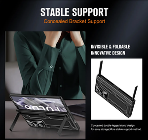 เคสเกราะมีขาตั้งสองชั้นสำหรับ Samsung, เคสป้องกันบานพับ Fold6 Galaxy รุ่น Plus และรุ่นป้องกันหน้าจอในตัว - Product Image 5