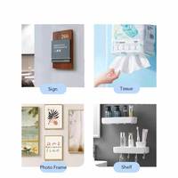 Ruban adhésif double face nano renforcé ultra-fort, bandes adhésives transparentes double face robustes pour le montage du sac d'étanchéité de type souple